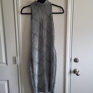 Midi Sleeveless Geometric Dress (US Size 10/12)